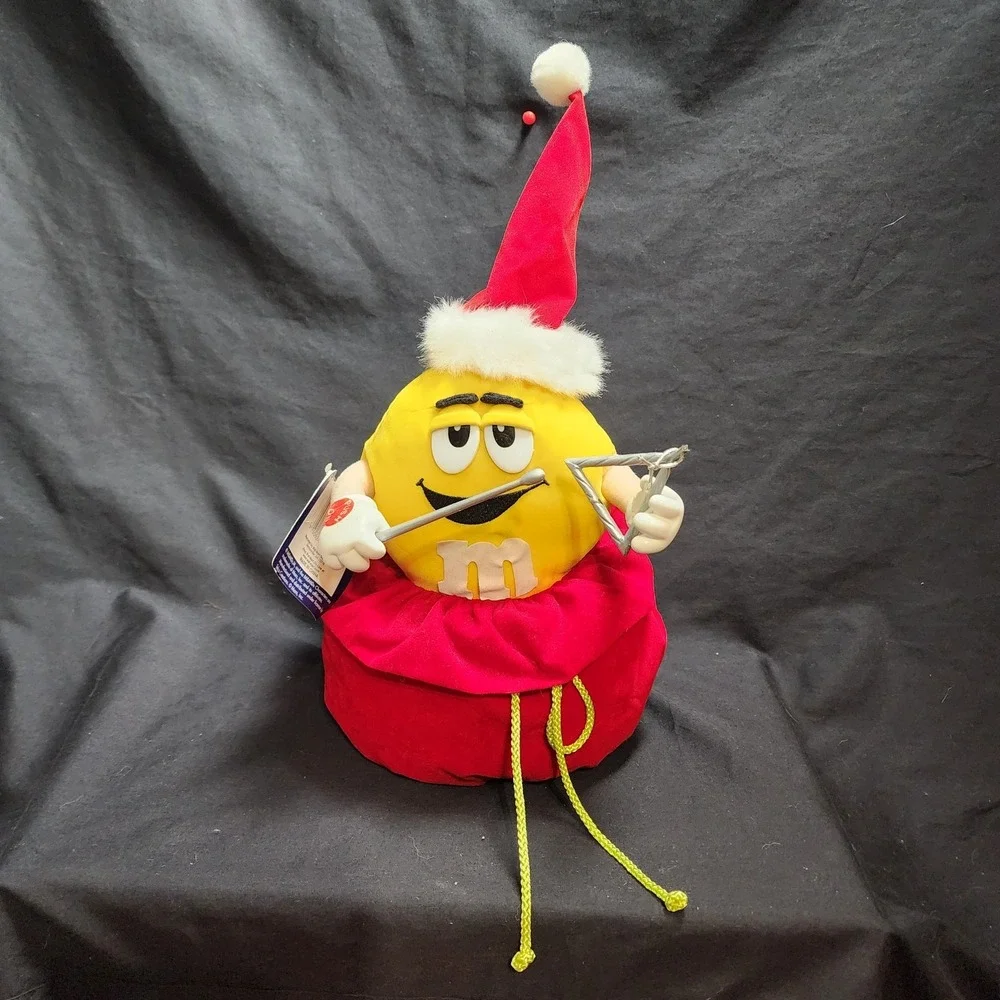 Telco Yellow M&M Candy‎ Musical Christmas Motionette Read Description
